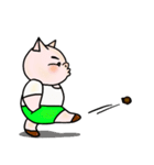 内気なこぶたの毎日（個別スタンプ：32）