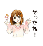 元気なふつうの女の子（個別スタンプ：25）