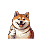 無言で伝える太っちょ柴犬2（個別スタンプ：5）