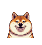 無言で伝える太っちょ柴犬2（個別スタンプ：32）