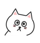 ふつうがいい♡しろねこさん（個別スタンプ：19）