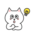 ふつうがいい♡しろねこさん（個別スタンプ：31）
