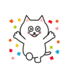 ふつうがいい♡しろねこさん（個別スタンプ：33）