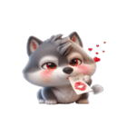 ハスキー犬 仕事でクタクタ（個別スタンプ：20）