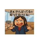 アサミの魂パンチ16連発！（個別スタンプ：15）