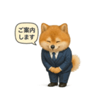 リアルなポメラニアンの職業スタンプ（個別スタンプ：15）