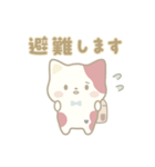 にしきねこの防災スタンプ（個別スタンプ：20）