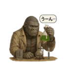 戦うゴリラたちの日常スタンプ（個別スタンプ：22）