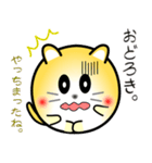 nobobi 丸いネコニャン（個別スタンプ：13）