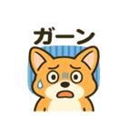 ブラウンコーギーの日常(毎日使える！)（個別スタンプ：3）