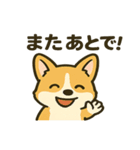 ブラウンコーギーの日常(毎日使える！)（個別スタンプ：11）