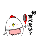 【家族連絡】ニワトリ母ちゃん（個別スタンプ：30）