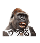 リアクション！ゴリラ（個別スタンプ：15）
