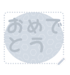 日本の和柄 メッセージ スタンプ D127（個別スタンプ：4）