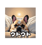 表情豊かなフレンチブルドッグスタンプ（個別スタンプ：30）