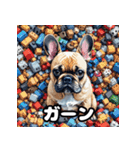 表情豊かなフレンチブルドッグスタンプ（個別スタンプ：31）