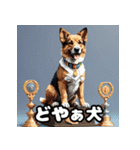 犬のシェパード表情スタンプ（個別スタンプ：30）