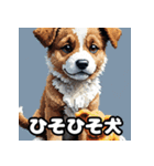 犬のシェパード表情スタンプ（個別スタンプ：34）