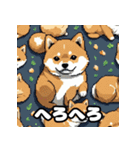 表情いろいろ柴犬スタンプ40（個別スタンプ：18）