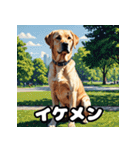 ラブラドールレトリバーの豊かな表情（個別スタンプ：33）