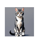 40表情アメリカンショートヘアねこ（個別スタンプ：23）