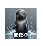 毎日使える40表情あざらしスタンプ（個別スタンプ：26）