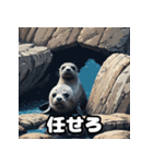 毎日使える40表情あざらしスタンプ（個別スタンプ：38）