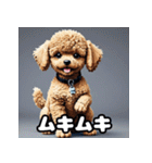 表情豊かなトイプードル40連発！（個別スタンプ：29）