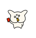 しろいいぬのようなもの（個別スタンプ：17）