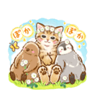 猫たちのスタンプ〜ペンギンといっしょ♪〜（個別スタンプ：4）