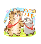 猫たちのスタンプ〜ペンギンといっしょ♪〜（個別スタンプ：6）