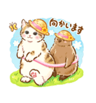 猫たちのスタンプ〜ペンギンといっしょ♪〜（個別スタンプ：8）