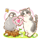 猫たちのスタンプ〜ペンギンといっしょ♪〜（個別スタンプ：16）