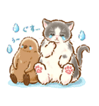 猫たちのスタンプ〜ペンギンといっしょ♪〜（個別スタンプ：34）