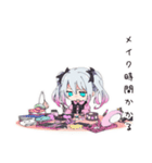 地雷ちゃんのメイク時間（個別スタンプ：15）