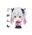 地雷ちゃんのメイク時間（個別スタンプ：32）