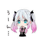 地雷ちゃんのメイク時間（個別スタンプ：40）
