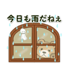 のほほんクマさん 梅雨～夏（個別スタンプ：3）