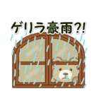 のほほんクマさん 梅雨～夏（個別スタンプ：8）