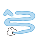 大きい文字のうさちゃんスタンプ リメイク（個別スタンプ：15）