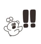 大きい文字のうさちゃんスタンプ リメイク（個別スタンプ：27）