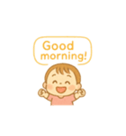 ゆるふわ赤ちゃんのひとこと（個別スタンプ：6）