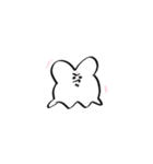 しろのいきもの1（個別スタンプ：13）