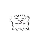 しろのいきもの1（個別スタンプ：22）