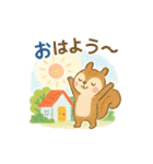 夏のクレヨンスタンプ（個別スタンプ：2）