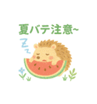 夏のクレヨンスタンプ（個別スタンプ：21）