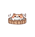お風呂猫 ひとりでお祝い,（個別スタンプ：29）