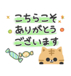 毎日使える♡やさしい茶トラ猫（個別スタンプ：21）