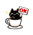 ねこぉひ～4【リアクション】（個別スタンプ：1）