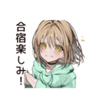 ゆるパーカーちゃんの大学生活（個別スタンプ：15）